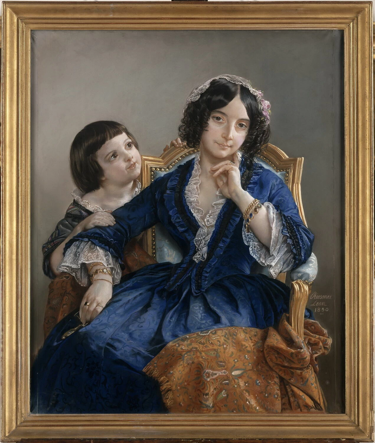 Ritratto di Mme Louis - Auguste Bornot con suo figlio Camille, Louvre, Parigi